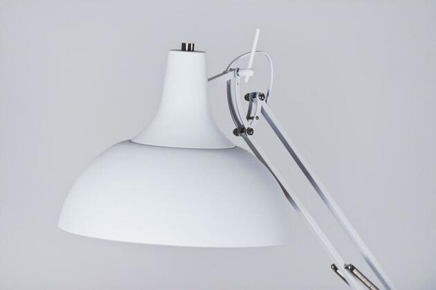 Azzardo GUNNAR stojací lampa 1x E27 50W bez zdroje 165cm IP20, bílá