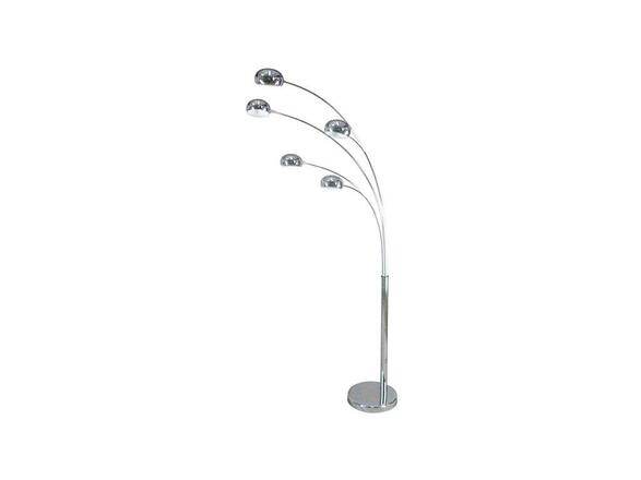 AZzardo Palp stojací lampa 5x E14 40W 210cm IP20, chromové AZ1122