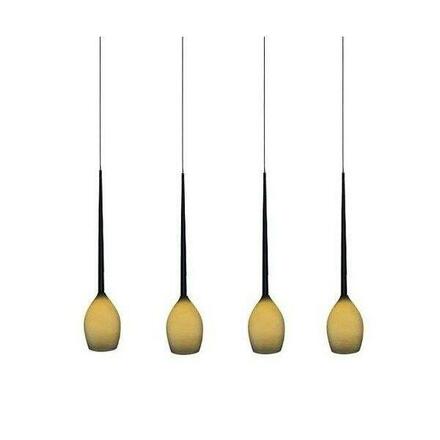 Závěsné svítidlo AZzardo Izza 4 olive AZ1228 E14 4x50W IP20 105cm olivově zelené