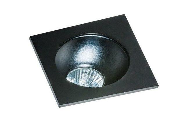 Stropní bodové podhledové svítidlo AZzardo Hugo 1 downlight black AZ1736 GU10 1x50W IP20 černé