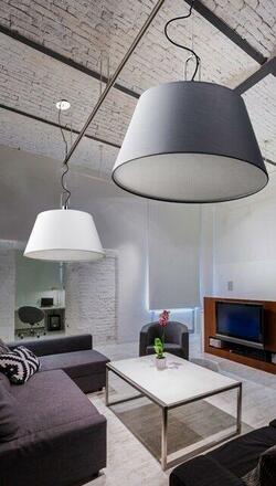 Závěsné svítidlo AZzardo Alicante grey AZ2294 E27 1x60W IP20 50cm šedé