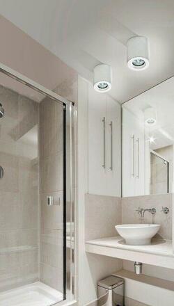 Koupelnové stropní bodové přisazené svítidlo AZzardo Aro white AZ2559 GU10 1x40W IP54 bílé
