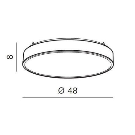 Azzardo AZ2716 LED stmívatelné stropní svítidlo COLLODI 1xLED/50W/230V