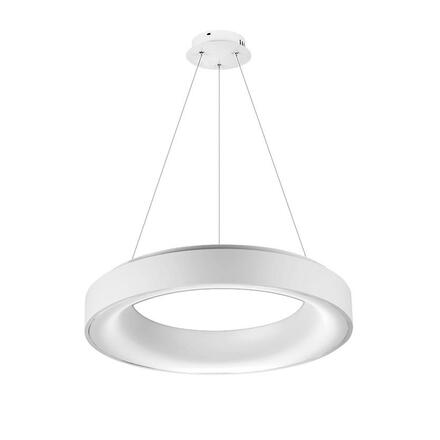 LED Závěsné svítidlo AZzardo Sovana Pendant 55 CCT white dimm AZ2727 50W 2750lm 3000-6500K IP20 55cm stmívatelné bílé