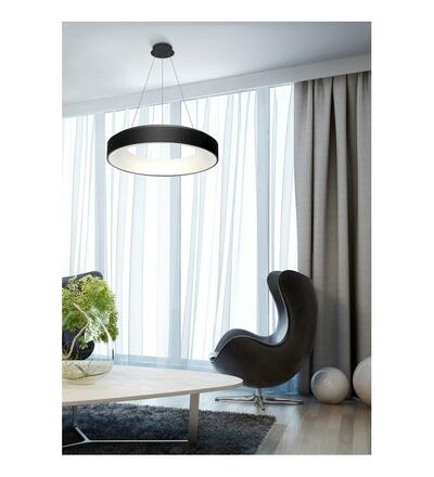 LED Závěsné svítidlo AZzardo Sovana Pendant 55 CCT white dimm AZ2727 50W 2750lm 3000-6500K IP20 55cm stmívatelné bílé