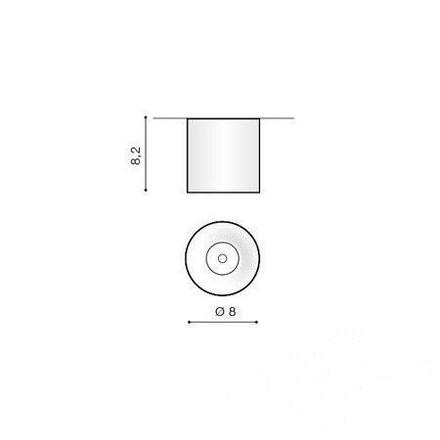 LED Stropní bodové přisazené svítidlo AZzardo Mane black AZ2844 10W 850lm 3000K IP20 8cm černé