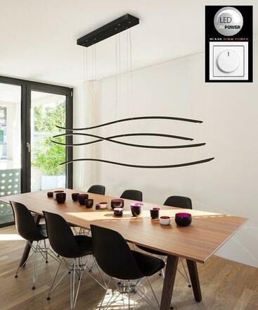 LED Závěsné svítidlo AZzardo Waves Dimm white AZ2913 70W 4900lm 3000K IP20 stmívatelné bílé