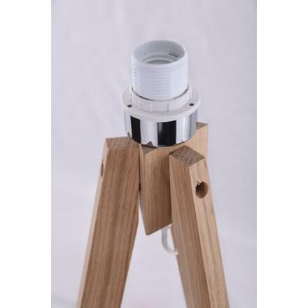 Tělo stojací lampy AZzardo Tripod Wood Lampbody AZ3013 E27 1x60W IP20 130cm hnědá