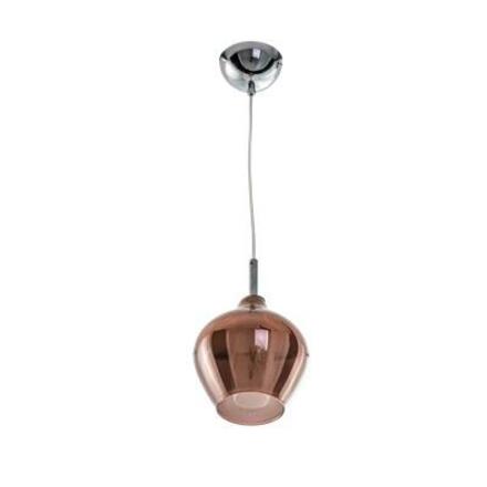 Závěsné svítidlo AZzardo Amber Milano 1 copper AZ3077 G9 1x40W IP20 16cm měděné