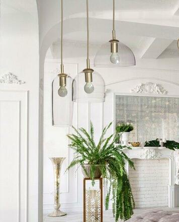 Závěsné svítidlo AZzardo Blanca 3 champagne AZ3338 E14 3x40W IP20 35cm champagne