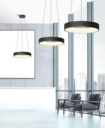 AZzardo Sovana SMART závěsné svítidlo LED 40W 2200lm 3000-6500K 45cm kulaté IP20, bílé AZ3442