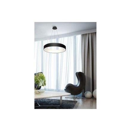AZzardo Sovana SMART závěsné svítidlo LED 50W 4000lm 3000-6500K 55cm kulaté IP20, černé