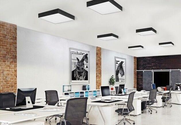 LED Stropní přisazené svítidlo AZzardo Monza II S 17 4000K black AZ3684 18W 1890lm 4000K IP20 17cm černé čtvercové