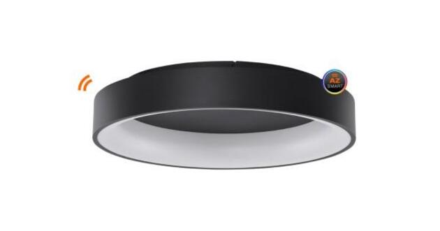 AZzardo Solvent R SMART přisazené svítidlo LED 120W 5729lm 3000-6000K 110cm kulaté IP20, černé + ovladač