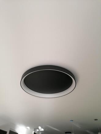 AZzardo Solvent R SMART přisazené svítidlo LED 120W 5729lm 3000-6000K 110cm kulaté IP20, černé + ovladač