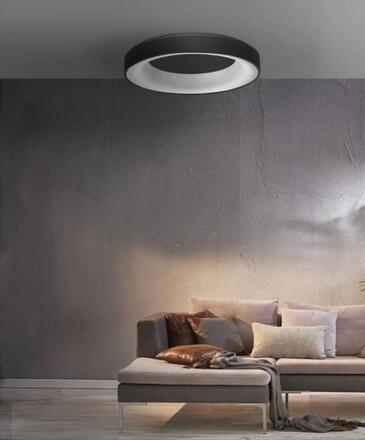 AZzardo Solvent R SMART přisazené svítidlo LED 120W 5729lm 3000-6000K 110cm kulaté IP20, černé + ovladač