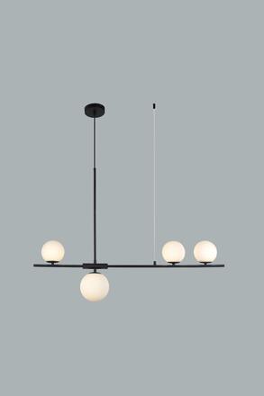 AZzardo SANTANDER závěsné svítidlo 4x G9 24W 105cm IP20, černé