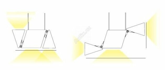 Výprodej vzorku Závěsné svítidlo ALONSO LED 3x 24,8W 3000K hliník (10152.20.AG.MP.3K) - BPM