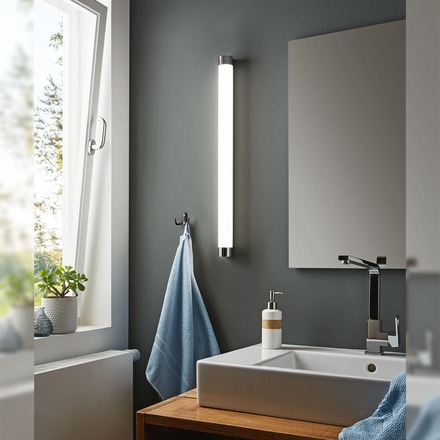 BRILONER LED nástěnné svítidlo 59,2 cm 10W 1200lm chrom IP44 BRI 2051-118