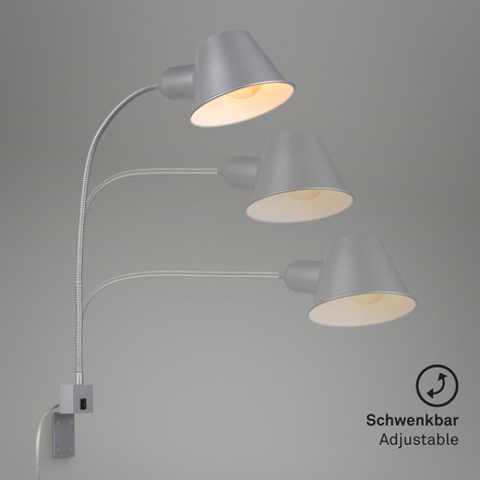 BRILONER Noční lampička pr. 14 cm 1x E27 10W chrom BRI 2079-014