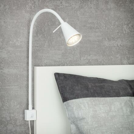 BRILONER Flexibilní nástěnné svítidlo 40,3 cm 1xGU10 5W 400lm bílé BRI 2080-016