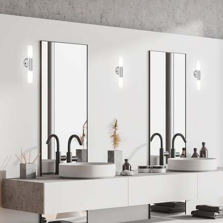BRILONER Nástěnné svítidlo 33 cm 2x E14 9W chrom BRI 2148028