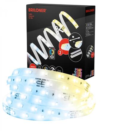 BRILONER Pimp Your Stripe základní sada LED Strip 2m, CCT, dálkový ovladač 2151224