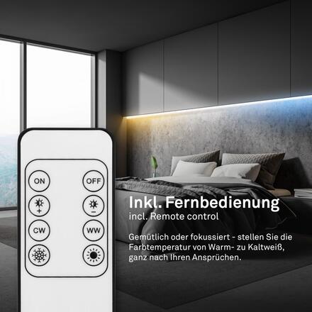 BRILONER Pimp Your Stripe startovací sada LED pásek 2m, WiFi, CCT, hlasové ovládání 2152224