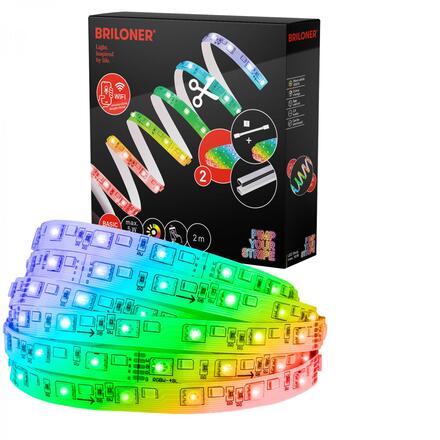 BRILONER Pimp Your Stripe startovací sada LED pásek 2m, WiFi, RGB+W 2154192