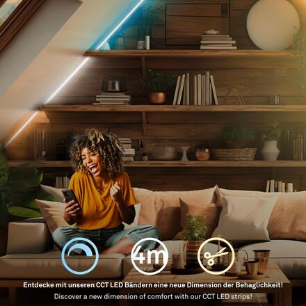 BRILONER Pimp Your Stripe prodlužovací sada LED Strip 4m, CCT 2157448