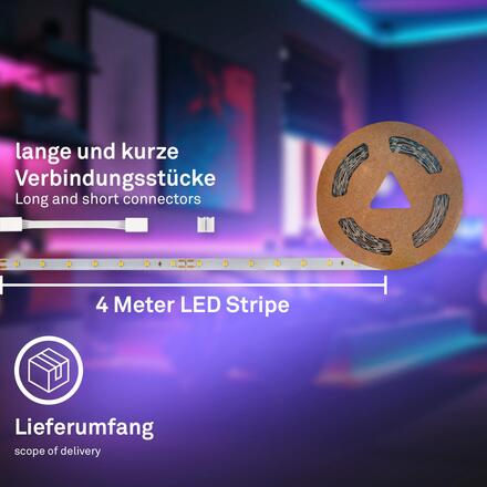 BRILONER Pimp Your Stripe prodlužovací sada LED Strip 4m, RGB+W, barevné programy 2158384
