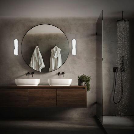 BRILONER Pil svítidlo k zrcadlu - 10W, 1200lm, LED, přímé a nepřímé osvětlení, 35cm, neutrální bílá, chrom 2193018