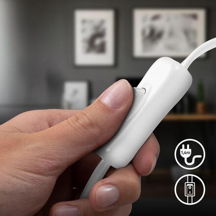 BRILONER Plegg lampička s klipsem - 3,2W, 350lm, LED, nastavitelné, bílé 2195016