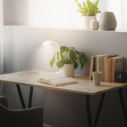 BRILONER Plegg lampička s klipsem - 3,2W, 350lm, LED, nastavitelné, bílé 2195016