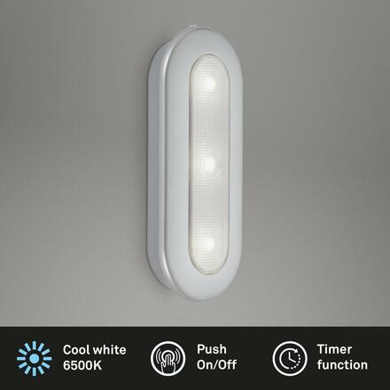 BRILONER LED Lero Indoor 15,2 cm 0,4W 68lm stříbrná BRI 2280-014