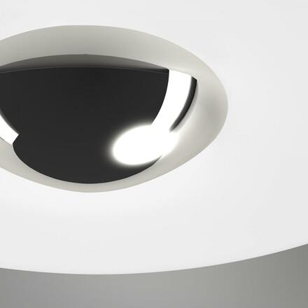 BRILONER LED stropní svítidlo, pr. 29 cm, 12 W, 1200 lm, bílé-chrom BRI 2300-018