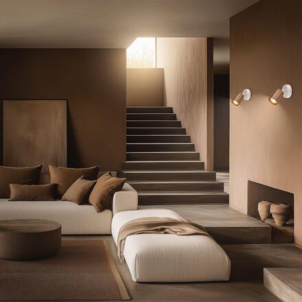 BRILONER Skaft nástěnné svítidlo - GU10 patice, max. 9W, nastavitelné, kávová 2324014