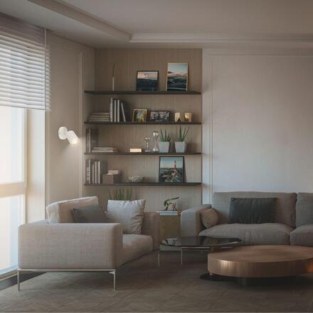 BRILONER Skaft nástěnné svítidlo - GU10 patice, max. 9W, nastavitelné, bílá 2324016