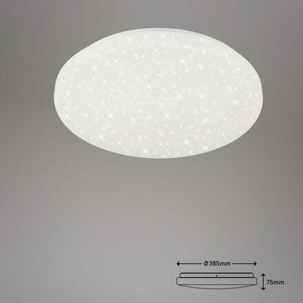 BRILONER LED hvězdné nebe stropní svítidlo pr. 38,5 cm 18W 2200lm bílé BRI 2360016