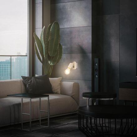 BRILONER Batita svítidlo do zásuvky - s vypínačem, nastavitelné, retro, E27 patice, béžová 2602011