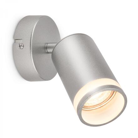 BRILONER Rub nástěnné svítidlo do interiéru, nastavitelné, s akrylovou ozdobou, matný chrom 2832014