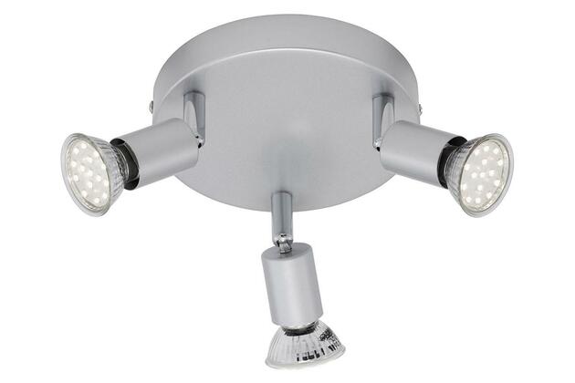 BRILONER Bodové svítidlo pr. 16 cm 3xGU10 8,7W 780lm titan BRI 2906-034