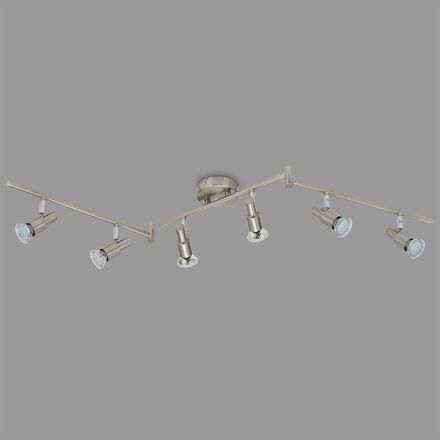 BRILONER Bodové svítidlo 120 cm 6xGU10 18W 1680lm matný nikl BRI 2907-062