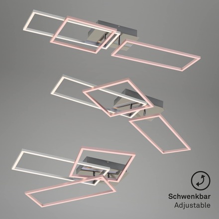 BRILONER LED rám 92,8 cm 44W 3300lm chrom BRI 3136-018