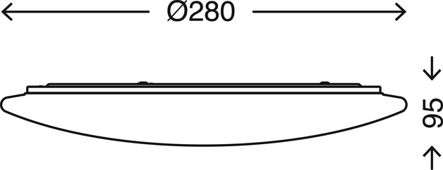 BRILONER CCT LED stropní svítidlo pr. 28 cm 12W 1200lm bílé BRI 3137-016