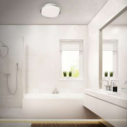 BRILONER LED stropní svítidlo hvězdné nebe, pr. 33 cm, 18 W, chrom BRI 3403-118