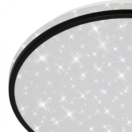 BRILONER LED stropní svítidlo hvězdné nebe, pr. 38 cm, 24 W, černá BRI 3456-215