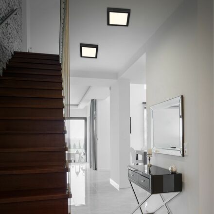BRILONER LED stropní svítidlo, 22,5 cm, 16,5 W, černá BRI 3466-415