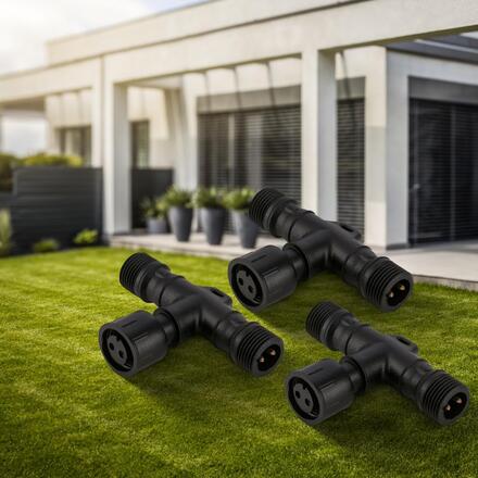 BRILONER CONNECT TO SHINE 3ks sada T-spojka pro rozšíření systému, IP67 3910035