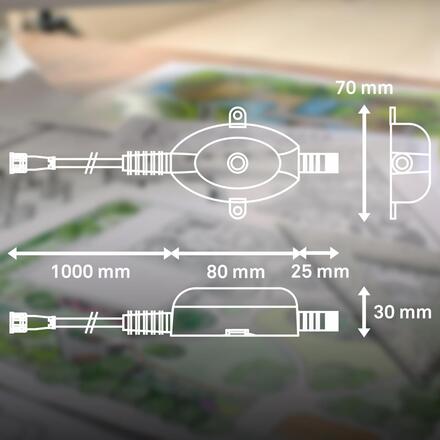 BRILONER CONNECT TO SHINE soumrakový senzor se spojkou, IP67 3921015